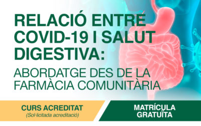 Ediciones Mayo llança, amb el patrocini de Laboratoris Vilardell, un curs online per a abordar la relació entre la Covid-19 i la salut digestiva des de la farmàcia
