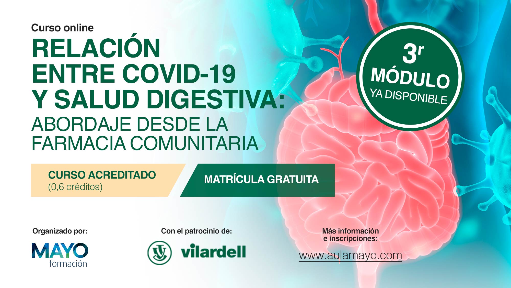 Apertura de la segunda edición del curso “Salud digestiva: prevención y tratamiento desde la farmacia comunitaria”